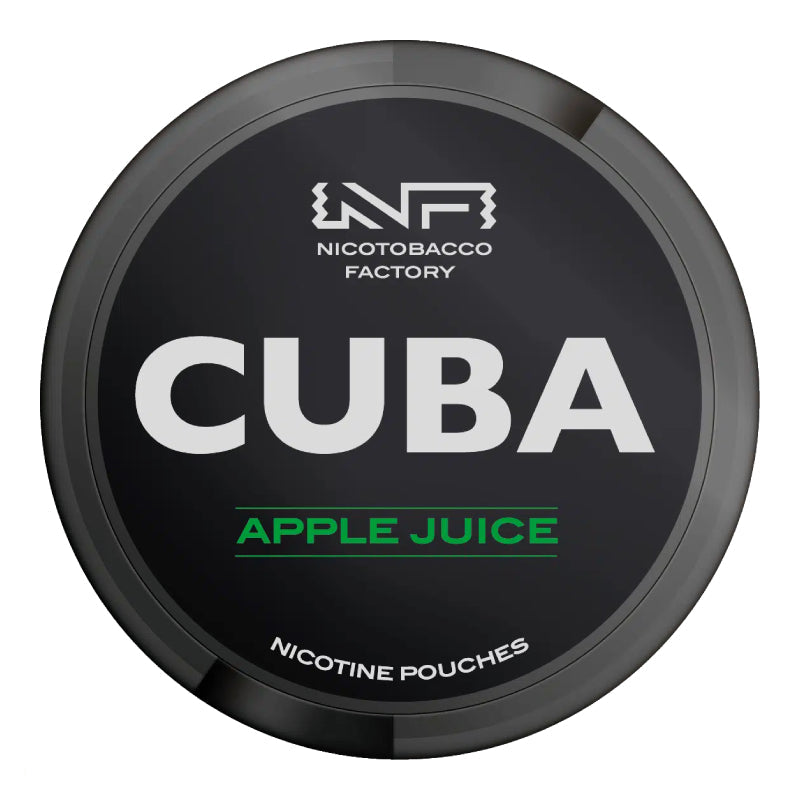 Apple Juice Black Nicotine Pouches by Cuba