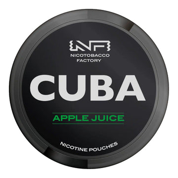 Apple Juice Black Nicotine Pouches by Cuba