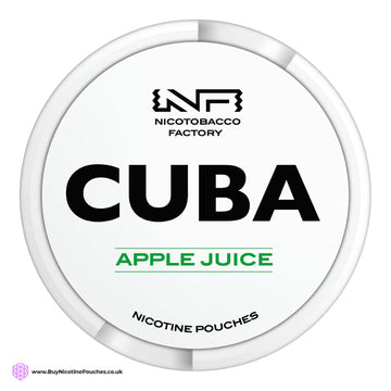 Apple Juice White Nicotine Pouches by Cuba