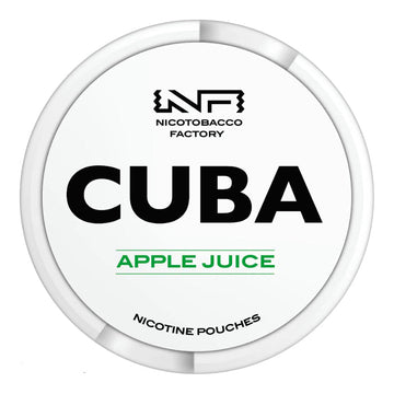 Apple Juice White Nicotine Pouches by Cuba