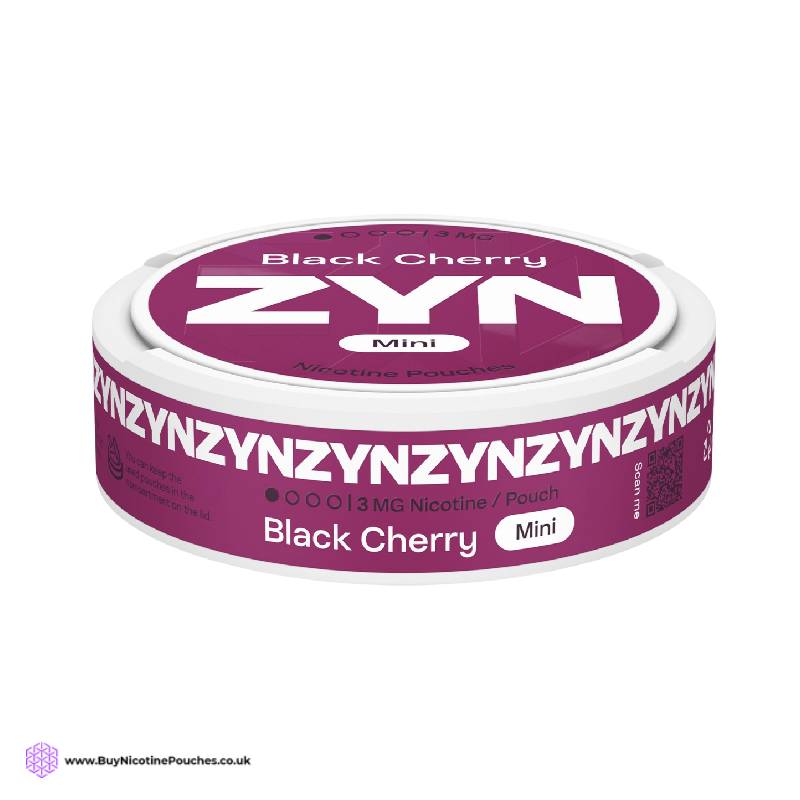 Black Cherry Mini Nicotine Pouches by ZYN