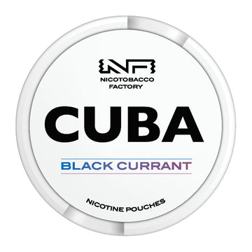 Blackcurrant White Nicotine Pouches by Cuba
