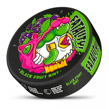 Black Fruit Mint Fatality Nicotine Pouches by KURWA