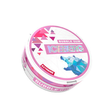 Bubblegum Extreme Nicotine Pouches by Iceberg
