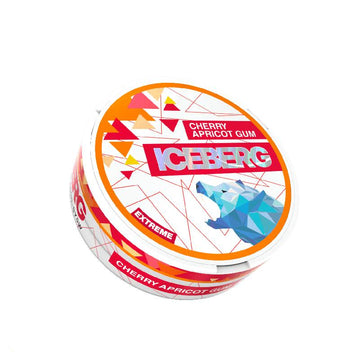 Cherry Apricot Gum Extreme Nicotine Pouches by Iceberg