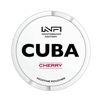 Cherry White Nicotine Pouches by Cuba