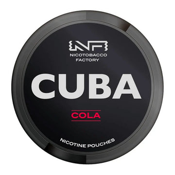 Cola Black Nicotine Pouches by Cuba