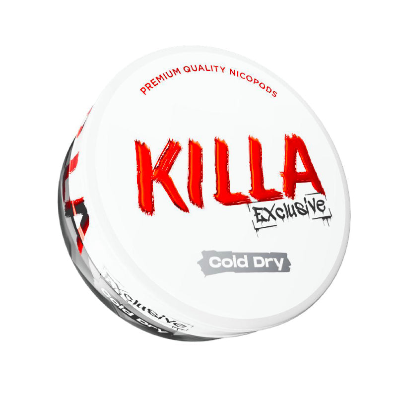 Cold Dry Nicotine Pouches by Killa