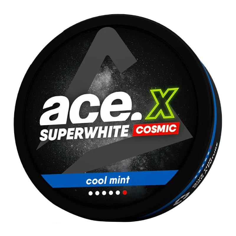 Cosmic Superwhite Cool Mint X Nicotine Pouches by Ace