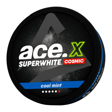 Cosmic Superwhite Cool Mint X Nicotine Pouches by Ace