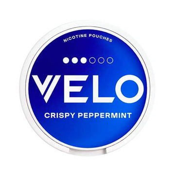 Crispy Peppermint Nicotine Pouches by Velo