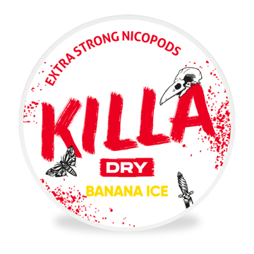 Dry Banana Ice Nicotine Pouches By Killa