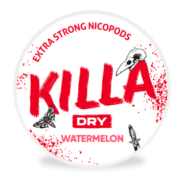 Dry Watermelon Nicotine Pouches by Killa