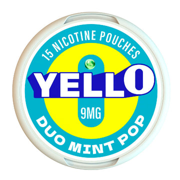 Duo Mint Pop Nicotine Pouches by Yello