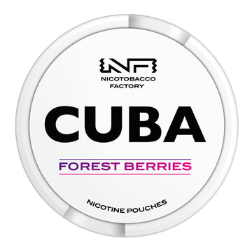 Forest Berries White Nicotine Pouches by Cuba