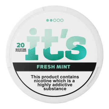 Fresh Mint Nicotine Pouches by Its 8MG