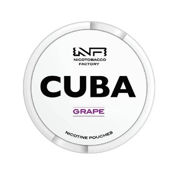 Grape Nicotine Pouches by Cuba White
