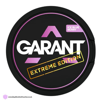 Ice Blueberry Extreme Nicotine Pouches by GARANT