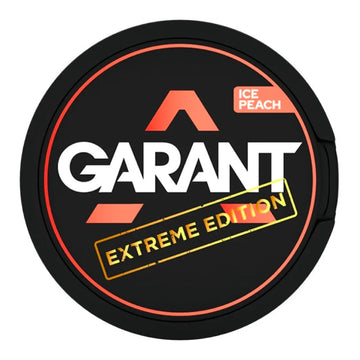 Ice Peach Extreme Nicotine Pouches by GARANT