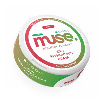 Kiwi Passionfruit Guava Nicotine Pouches by Muse