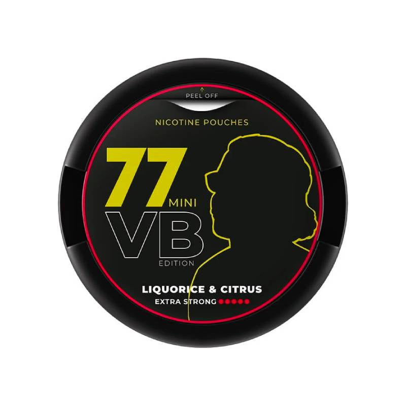 Liquorice & Citrus VB Edition Mini Nicotine Pouches By 77