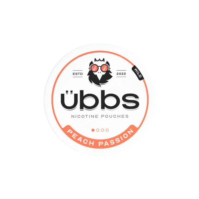 Peach Passion Nicotine Pouches by Übbs