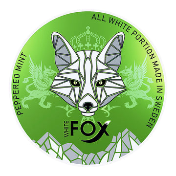 Peppered Mint Nicotine Pouches by White Fox