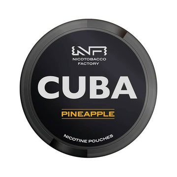 Pineapple Black Nicotine Pouches by Cuba