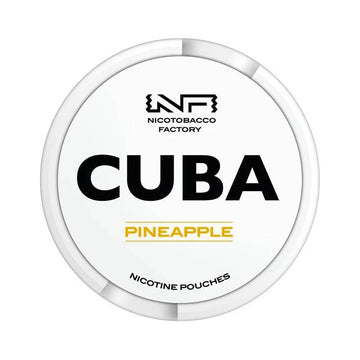 Pineapple White Nicotine Pouches by Cuba