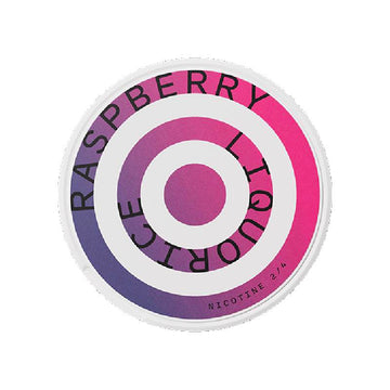 Raspberry Liquorice Nicotine Pouches by Helwit