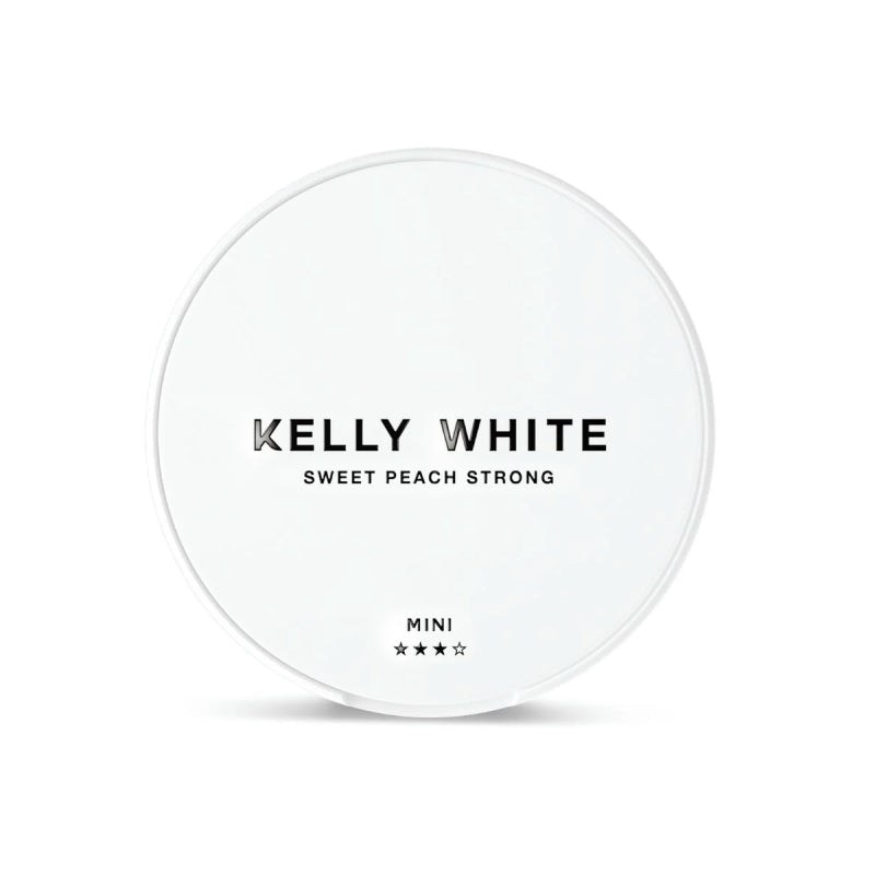 Sweet Peach Slim Nicotine Pouches by Kelly White