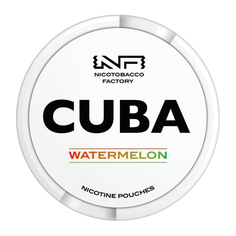 Watermelon White Nicotine Pouches by Cuba