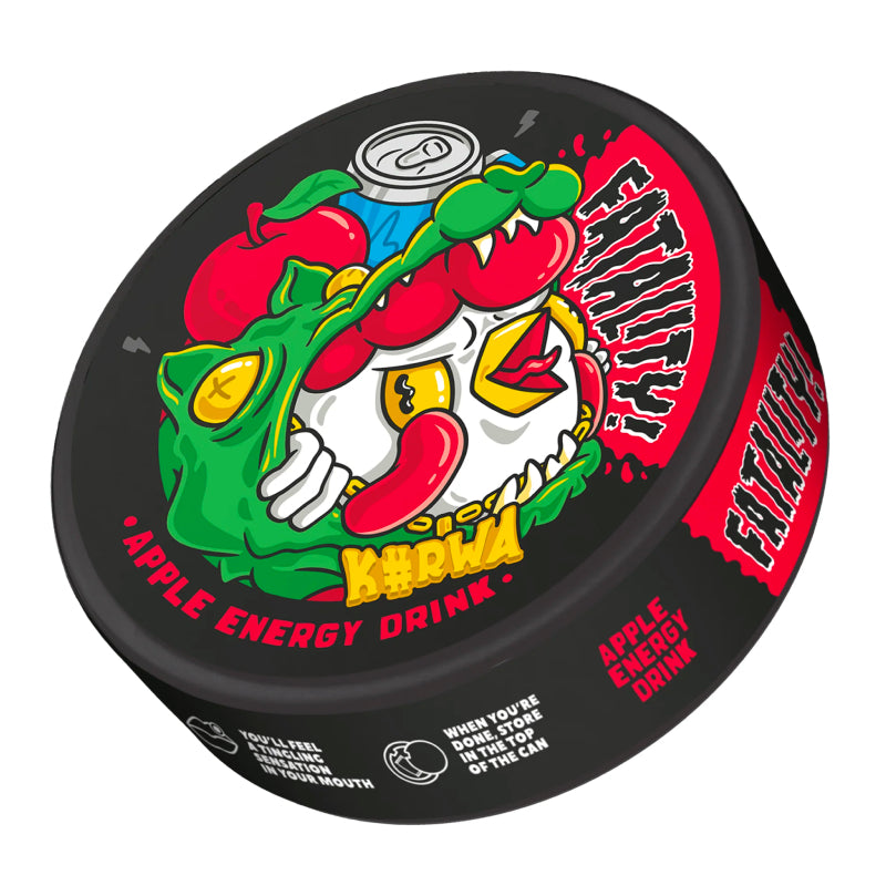 Apple Energy Drink Fatality Nicotine Pouches by KURWA