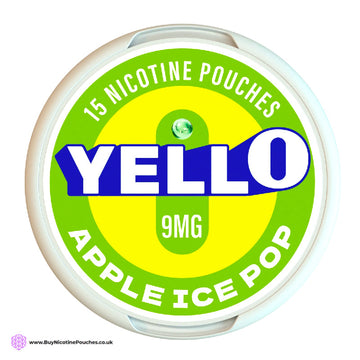 Apple Ice Pop Nicotine Pouches by Yello