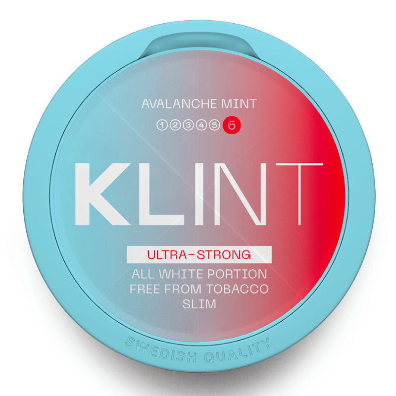 Avalanche Mint Nicotine Pouches by Klint