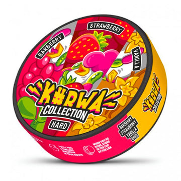 Barberry Strawberry Vanilla Collection Nicotine Pouches by KURWA