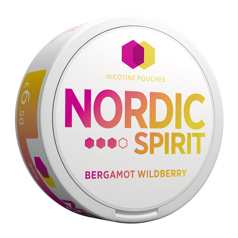 Bergamot and Wildberry Nicotine Pouches by Nordic Spirit