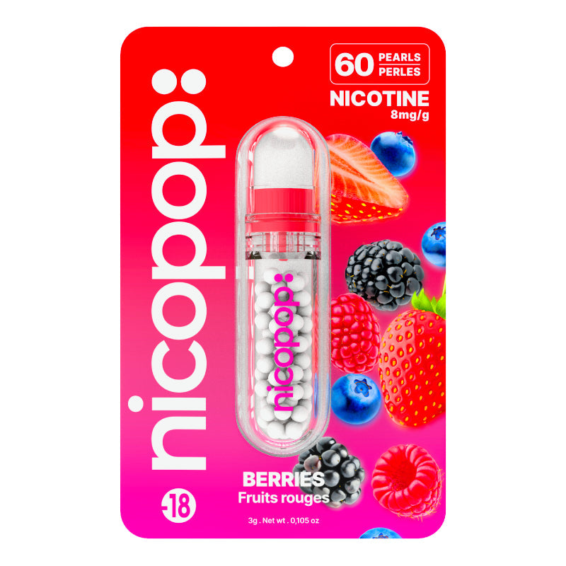 Berries Nicotine Pearls by Nicopop