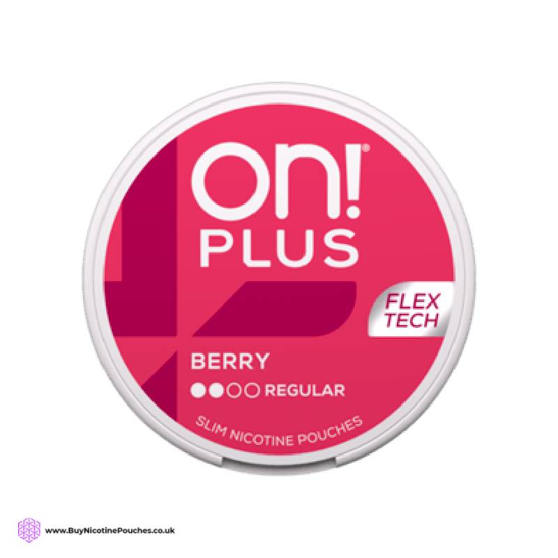 Berry Nicotine Pouches by On! Plus