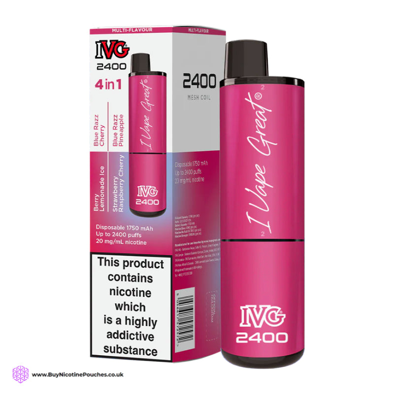 Berry Edition 2400 Disposable Vape by IVG