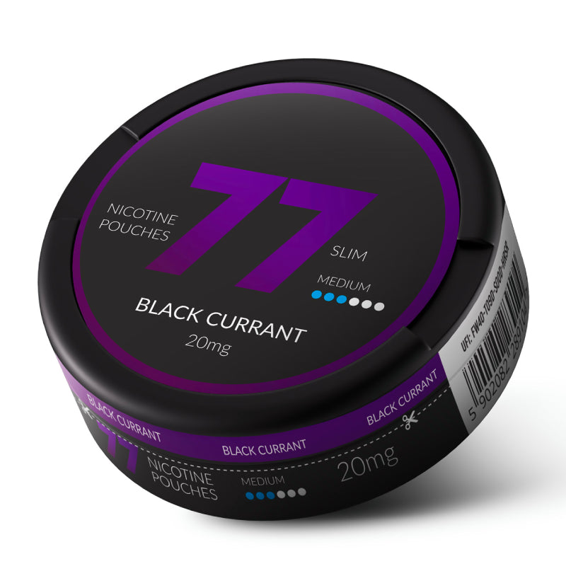 Blackcurrant Nicotine Pouches By 77