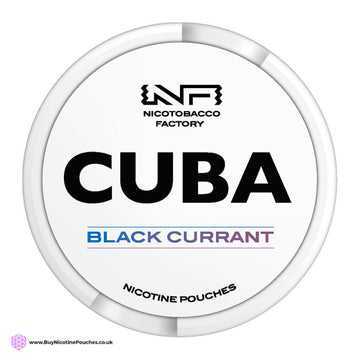 Blackcurrant White Nicotine Pouches by Cuba