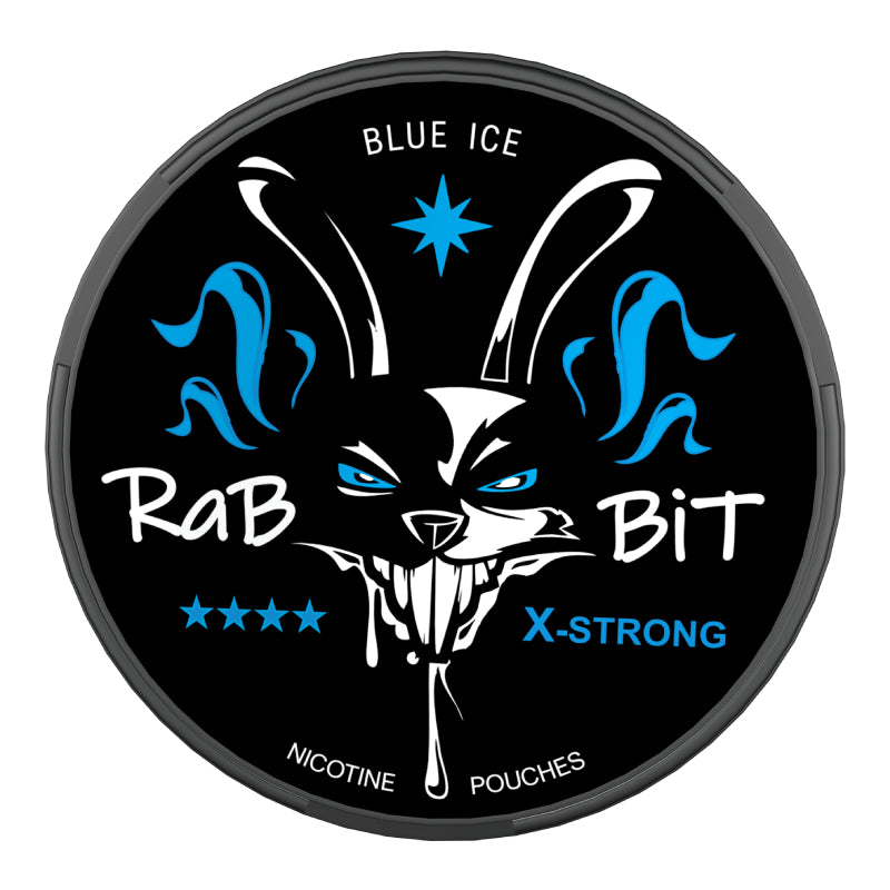 Blue Ice Nicotine Pouches by Rabbit