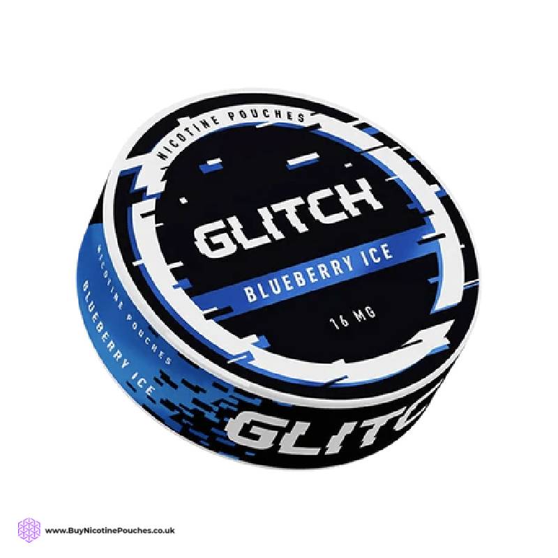 Blueberry Ice Nicotine Pouches by Glitch
