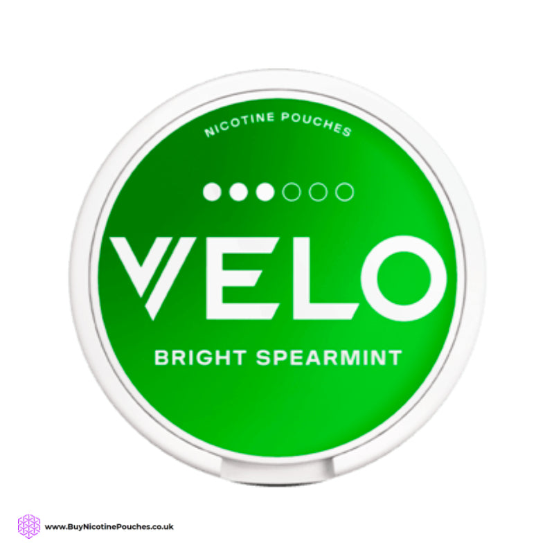 Bright Spearmint Nicotine Pouches by Velo