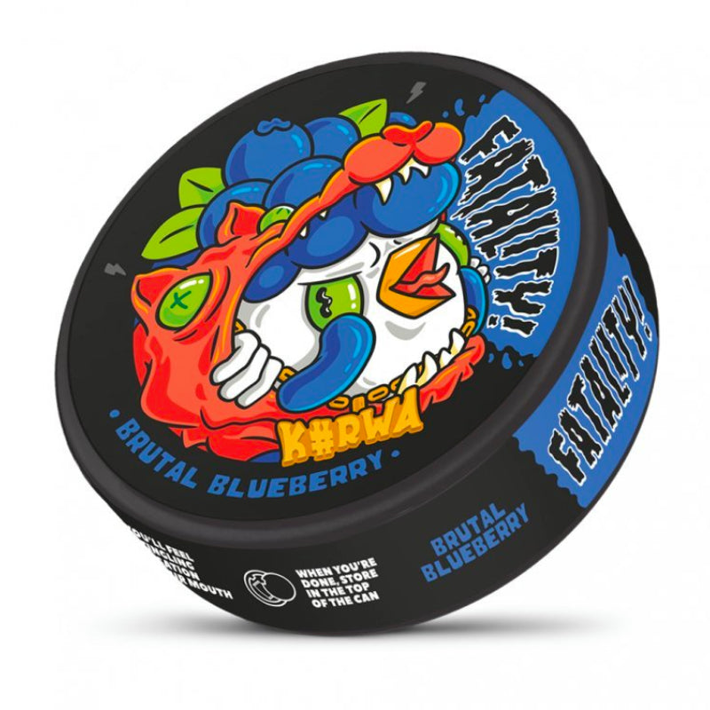 Brutal Blueberry Fatality Nicotine Pouches by KURWA