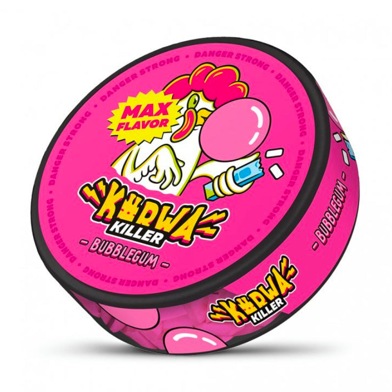 Bubblegum Killer Nicotine Pouches by KURWA