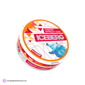 Cherry Apricot Gum Extreme Nicotine Pouches by Iceberg