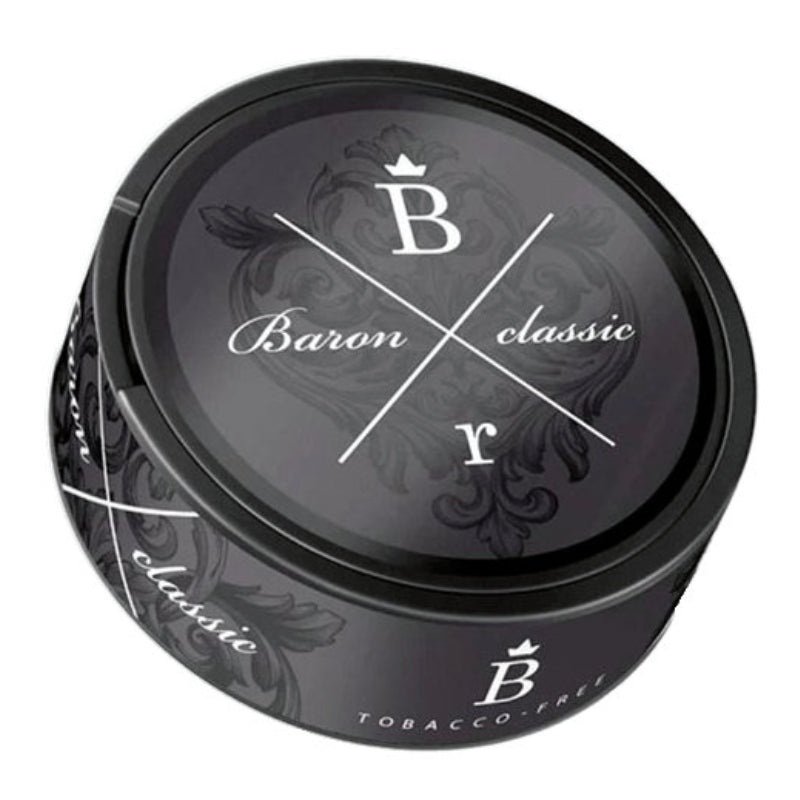 Classic Black Nicotine Pouches by Baron