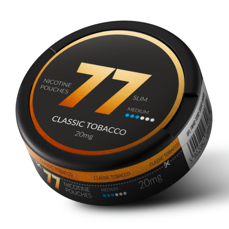 Classic Tobacco Nicotine Pouches By 77